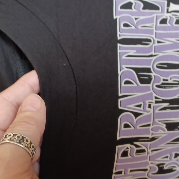 KILLSTAR XXL BLACK LONG BELL SLEEVES CROPPED TOP" BE STRANGE"COLLABORATION - Picture 5 of 12